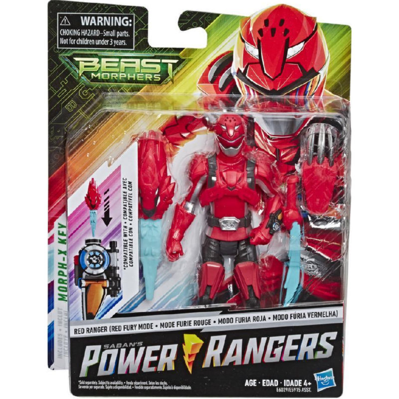 Красный Рейнджер с боевым ключом, могучий рейнджер E6029 Хасбро Могучие Рейнджеры