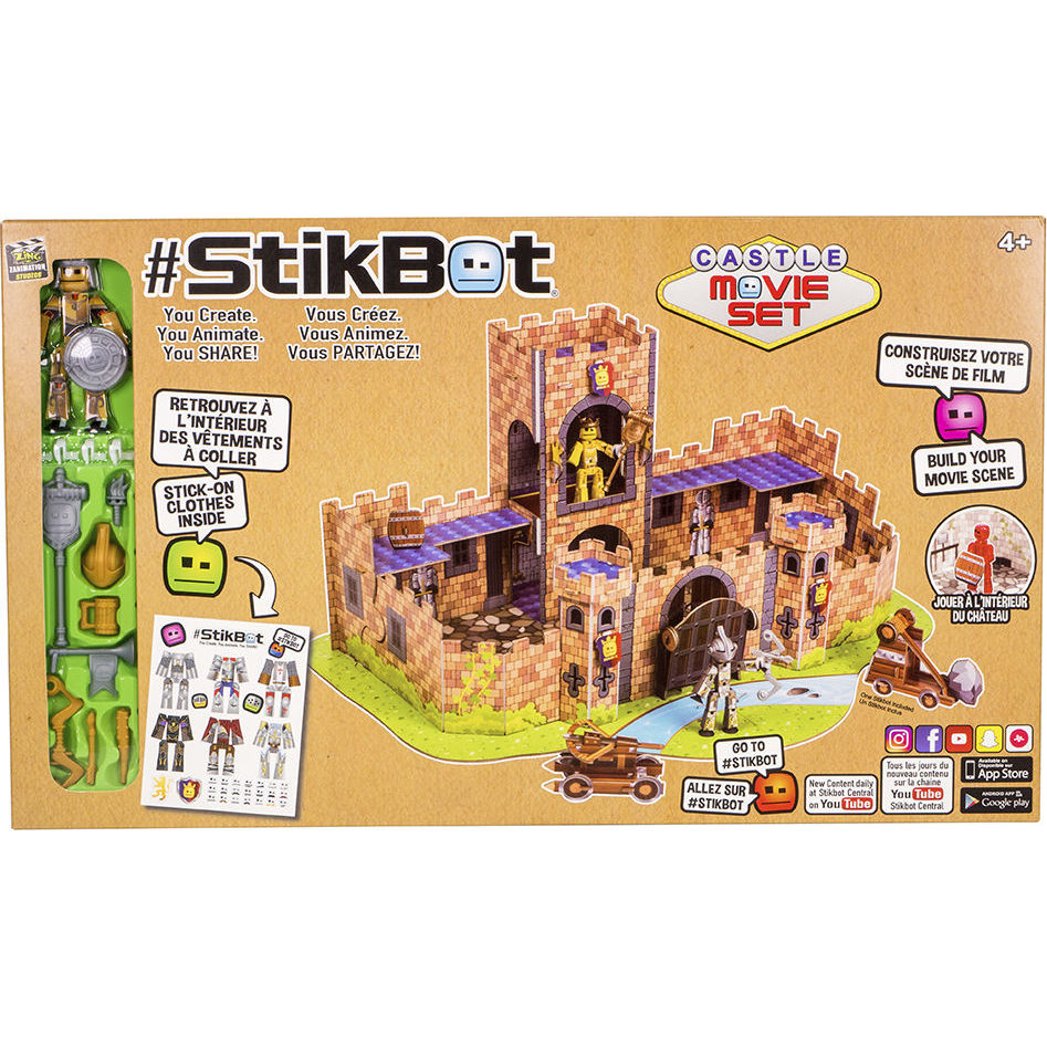Игровой набор для анимационного творчества stikbot замок