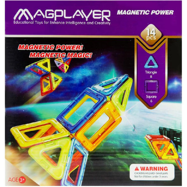Дитячий конструктор MagPlayer 14 од. (MPB-14)