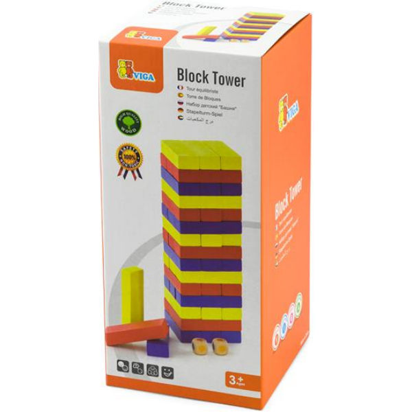 Настольная игра Viga Toys Цветная дженга (56215)