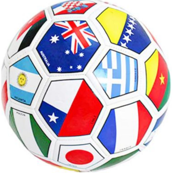 Мяч футбольный "Флаги" BT-FB-0195