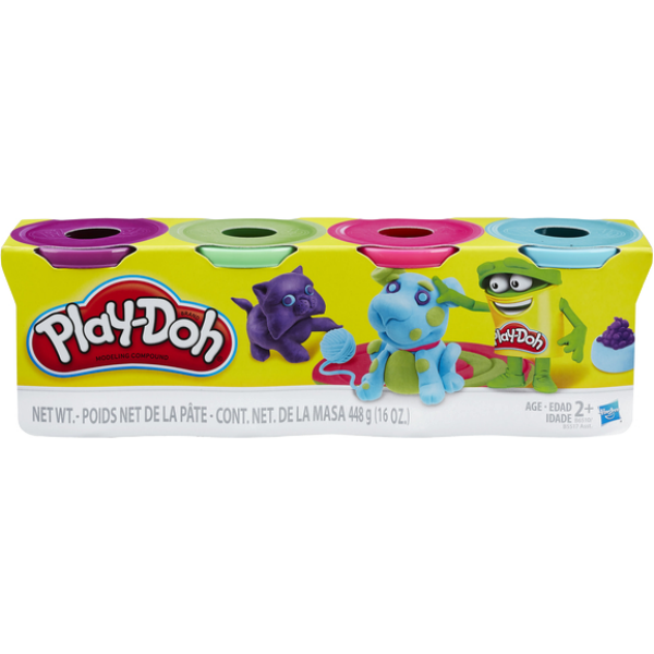 Набор с тестом Play-Doh 4 баночки (B5517_B6510)