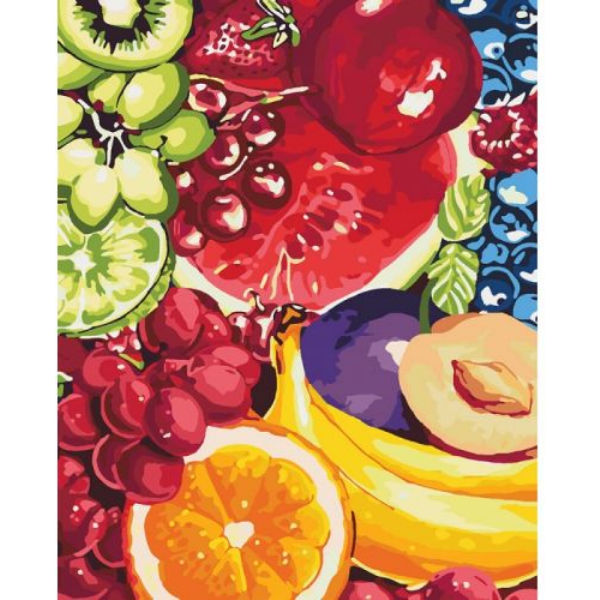 Картина по номерам "Сладкие фрукты" КНО2937