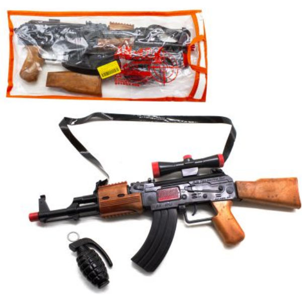 Автомат-трещетка "AK-47" с гранатой 810
