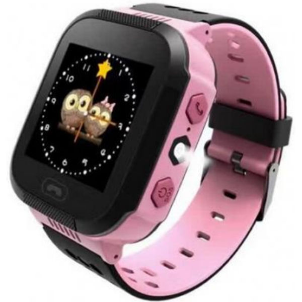 Дитячий GPS годинник-телефон GOGPS ME K12 Рожевий