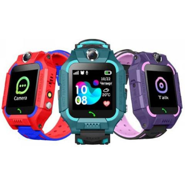Дитячий GPS годинник-телефон GOGPS ME K24 Пурпурні