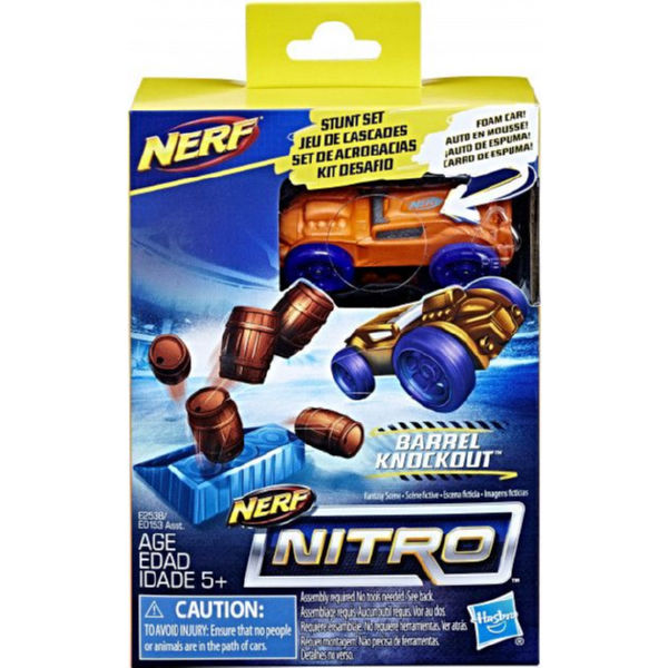 Игровой набор Hasbro Nerf Nitro Препятствие и машинка (E0153_E2538)