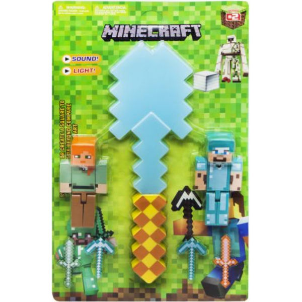 Игровой набор с оружием "Minecraft", алмазная лопата JL18334B-2