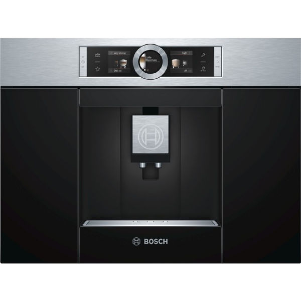 Встраиваемая кофемашина Bosch CTL636ES1 -19Бар/1600Вт/дисплей/нерж. сталь - черный