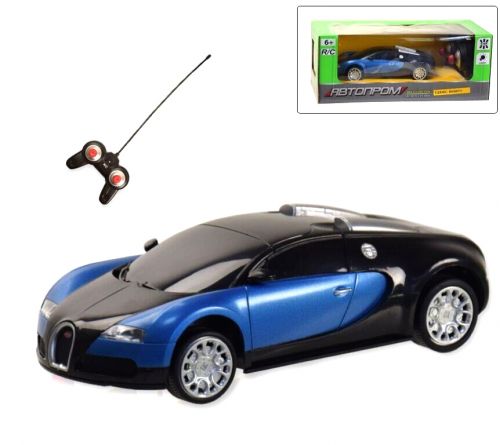 Машинка "Bugatti Veyron" из серии "Автопром" на радиоуправлении, синий 8810