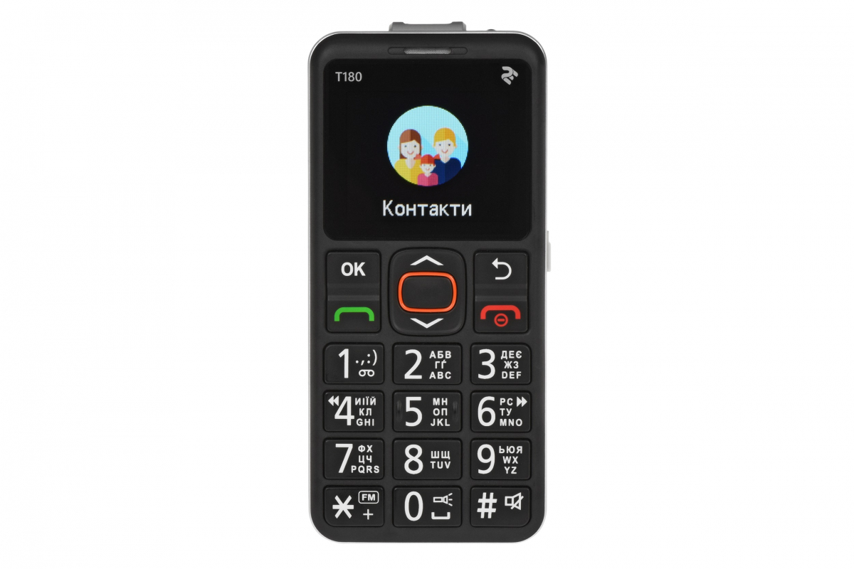 Мобильный телефон 2E T180 SingleSim Black
