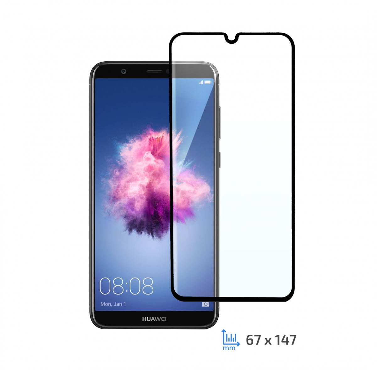 Защитное стекло 2E Basic для Huawei P Smart 2019/PS+ 2019/Honor 10 Lite/10i/20i/20Lite, 3D FG, Black