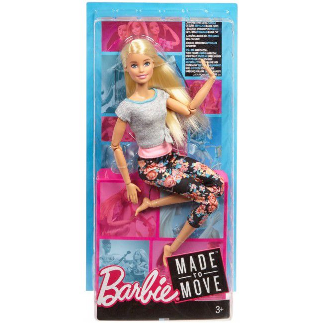 Лялька Barbie Рухайся як я Білявка
