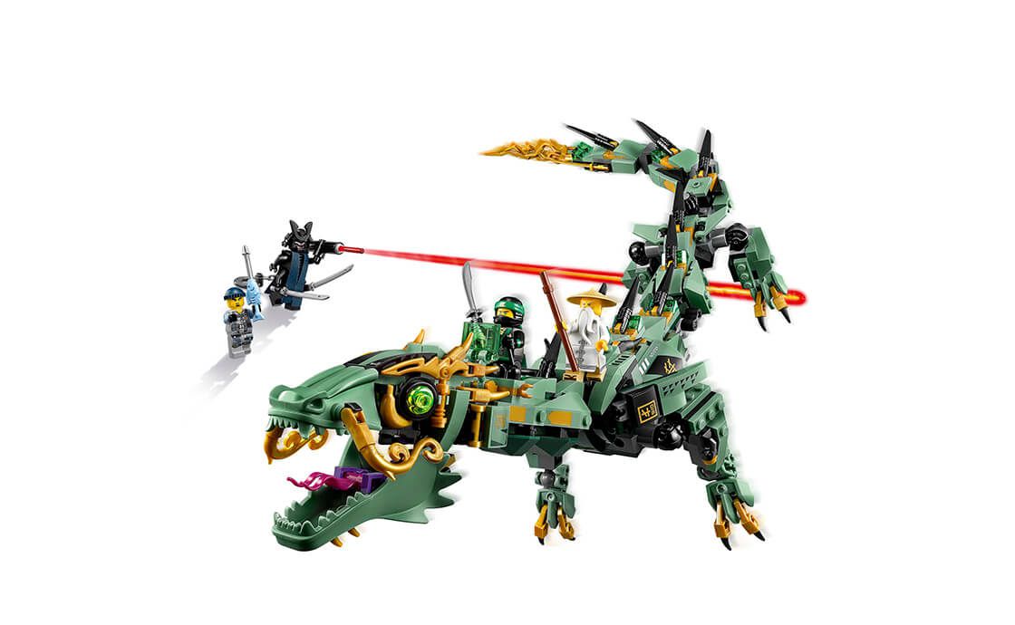 Механический дракон зелёного ниндзя (544 детали) Аналог Лего Ниндзяго