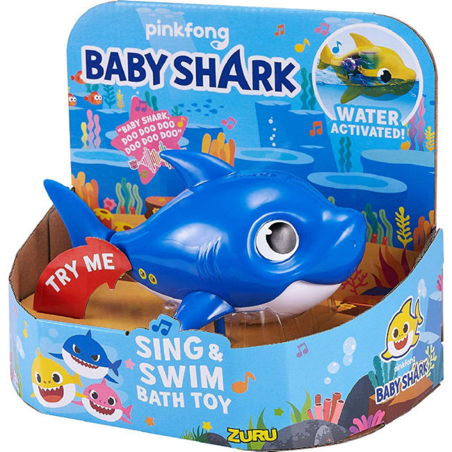 Беби шарк Папа акула, Поющая игрушка Baby Shark Daddy shark