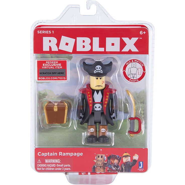 Roblox, Роблокс Captain Rampage игрушки, фигурки