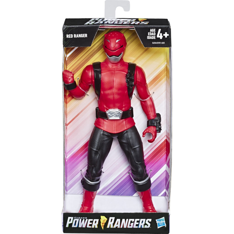Красный рейнджер 25 см, могучий рейнджер E6204 фигурка Хасбро Могучие Рейнджеры
