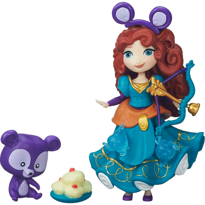 Мини-кукла Мерида и мишка Маленькое королевство