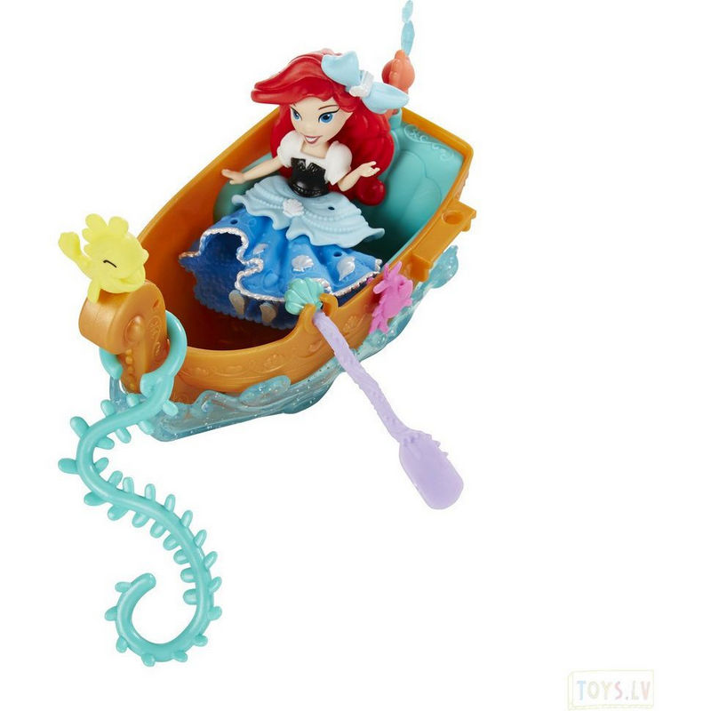 Міні-лялька Аріель з човником