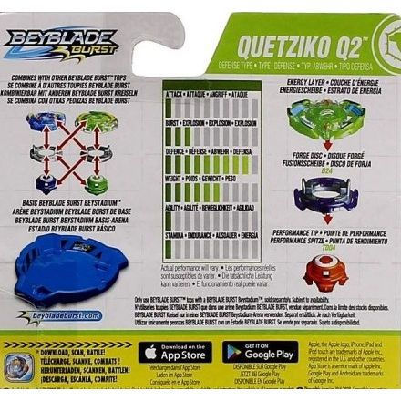 Волчок Beyblade Quetziko Q2 с пусковым устройством Hasbro