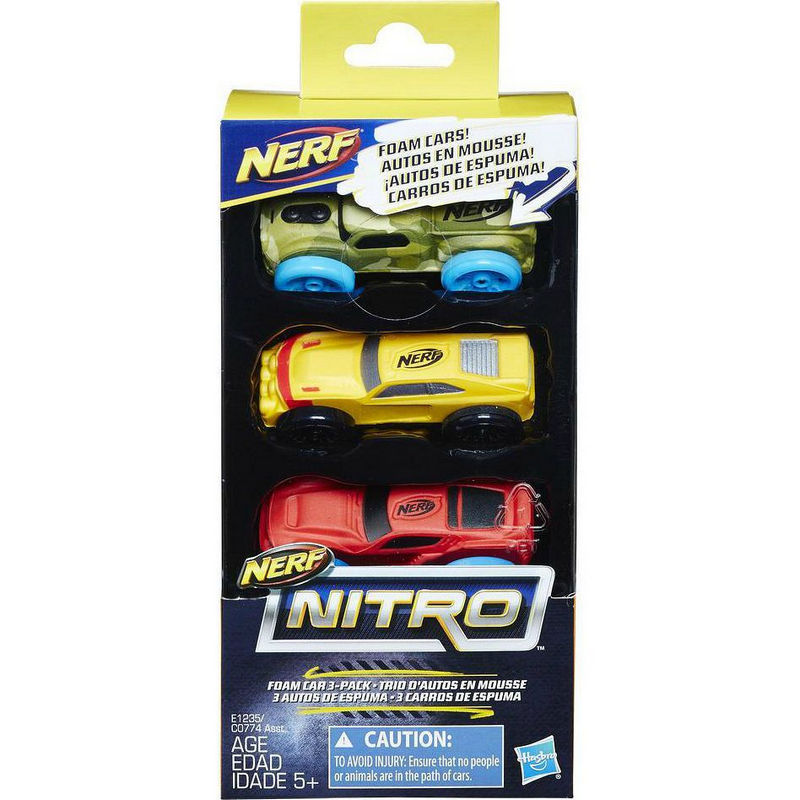 Набор машинок для бластера Nerf Nitro, набор 1
