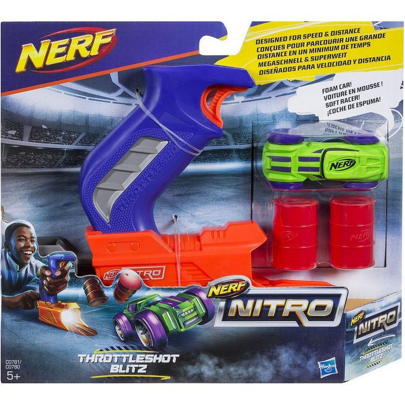 Пусковий пристрій Nerf Nitro ThrottleShot Blitz Blue