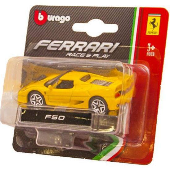 Моделька автомобиля ferrari, феррари красная 1:64 bburago 18-56000