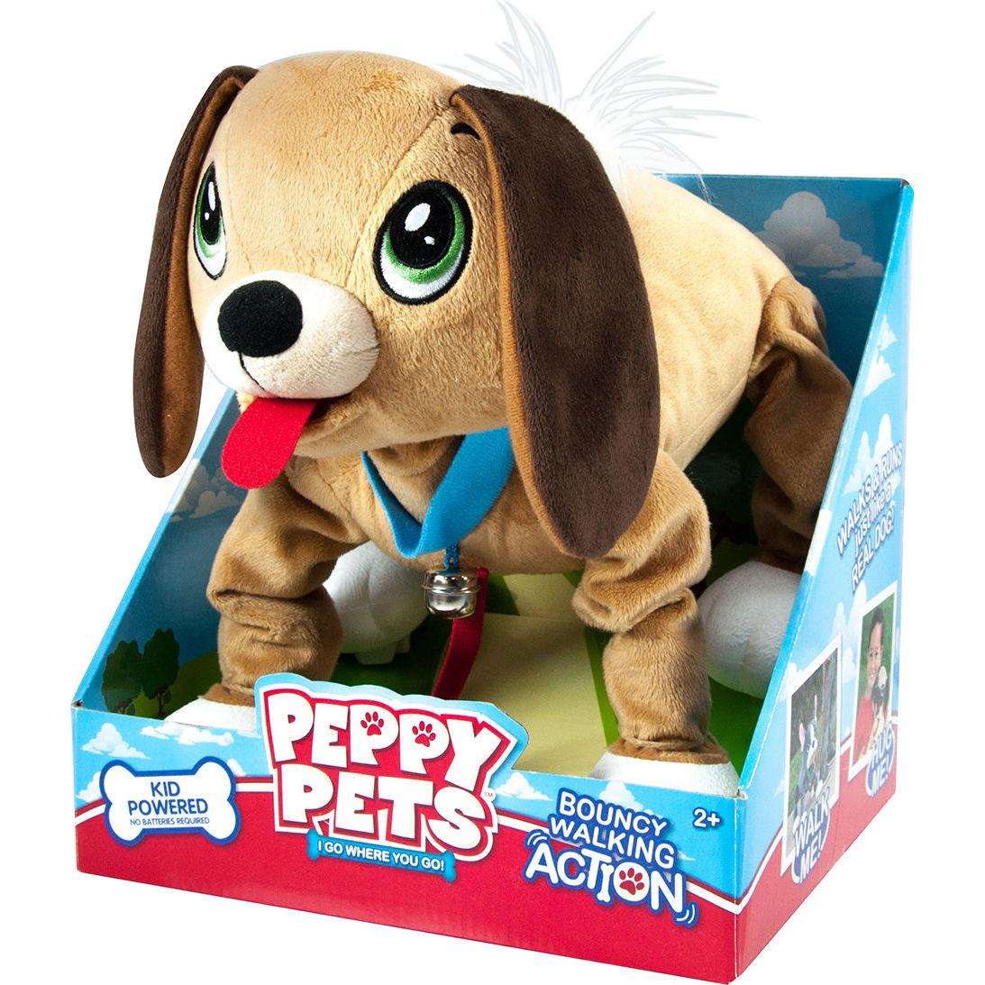 Игрушка peppy pets веселая прогулка бассет