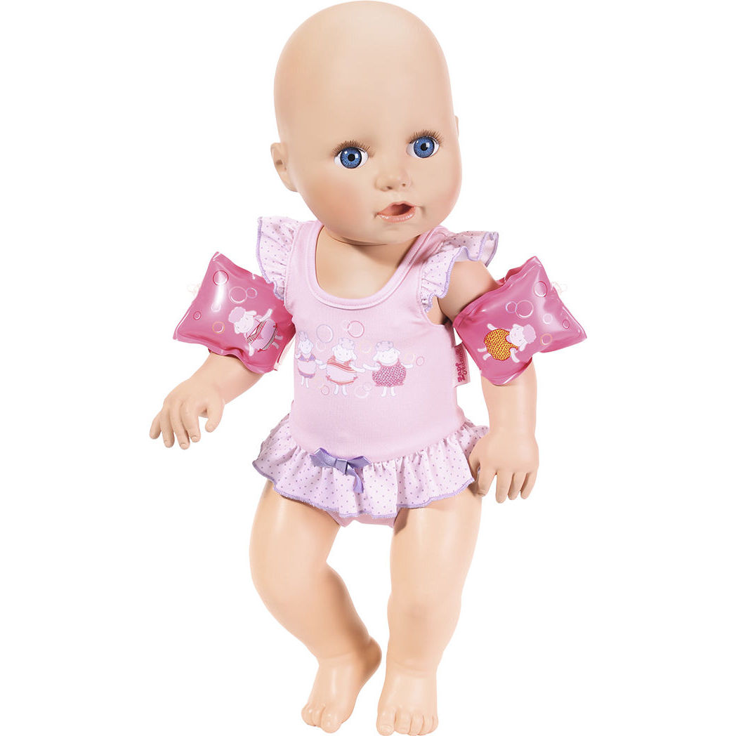 Интерактивная кукла baby annabell научи меня плавать