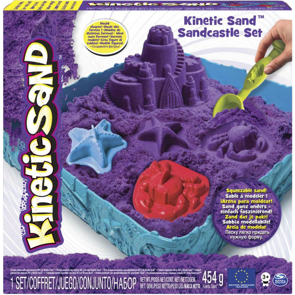 Набор песка для творчества - KINETIC SAND ЗАМОК ИЗ ПЕСКА (фиолетовый)