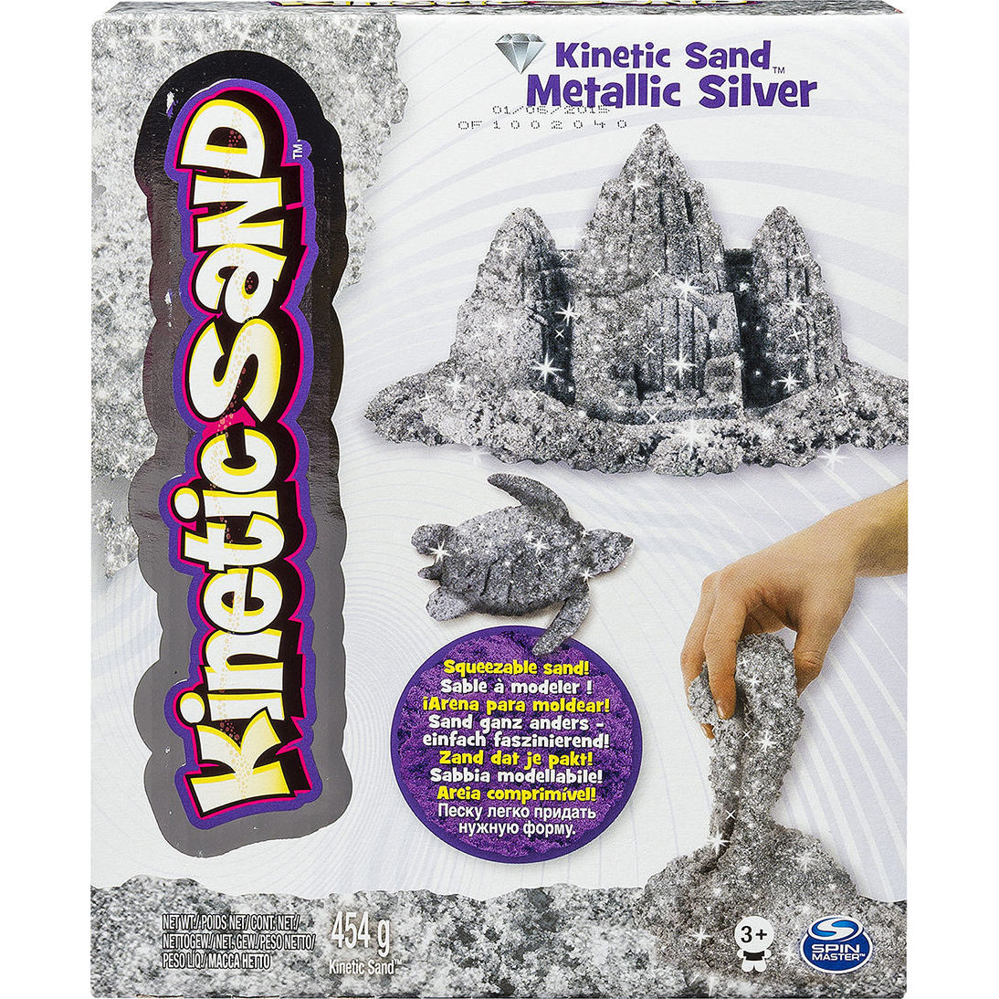 Кінетичний пісок metallic (срібний)