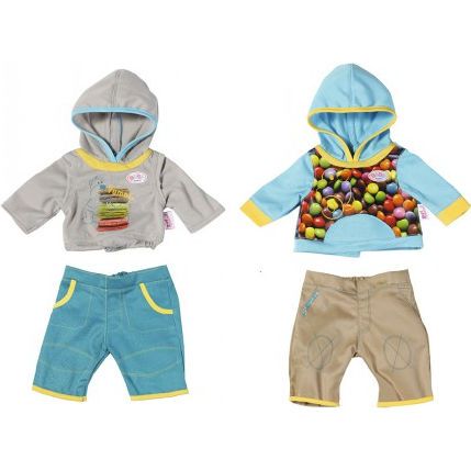 Набір одягу для ляльки BABY BORN - СПОРТИВНИЙ МАЛЮК (блакитна кофтинка)