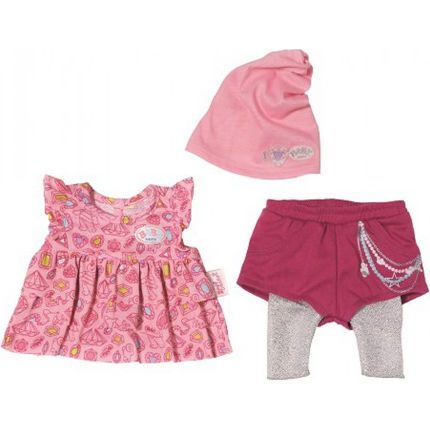 Набір одягу для ляльки BABY BORN - МОДНИЙ СЕЗОН (рожеве плаття)