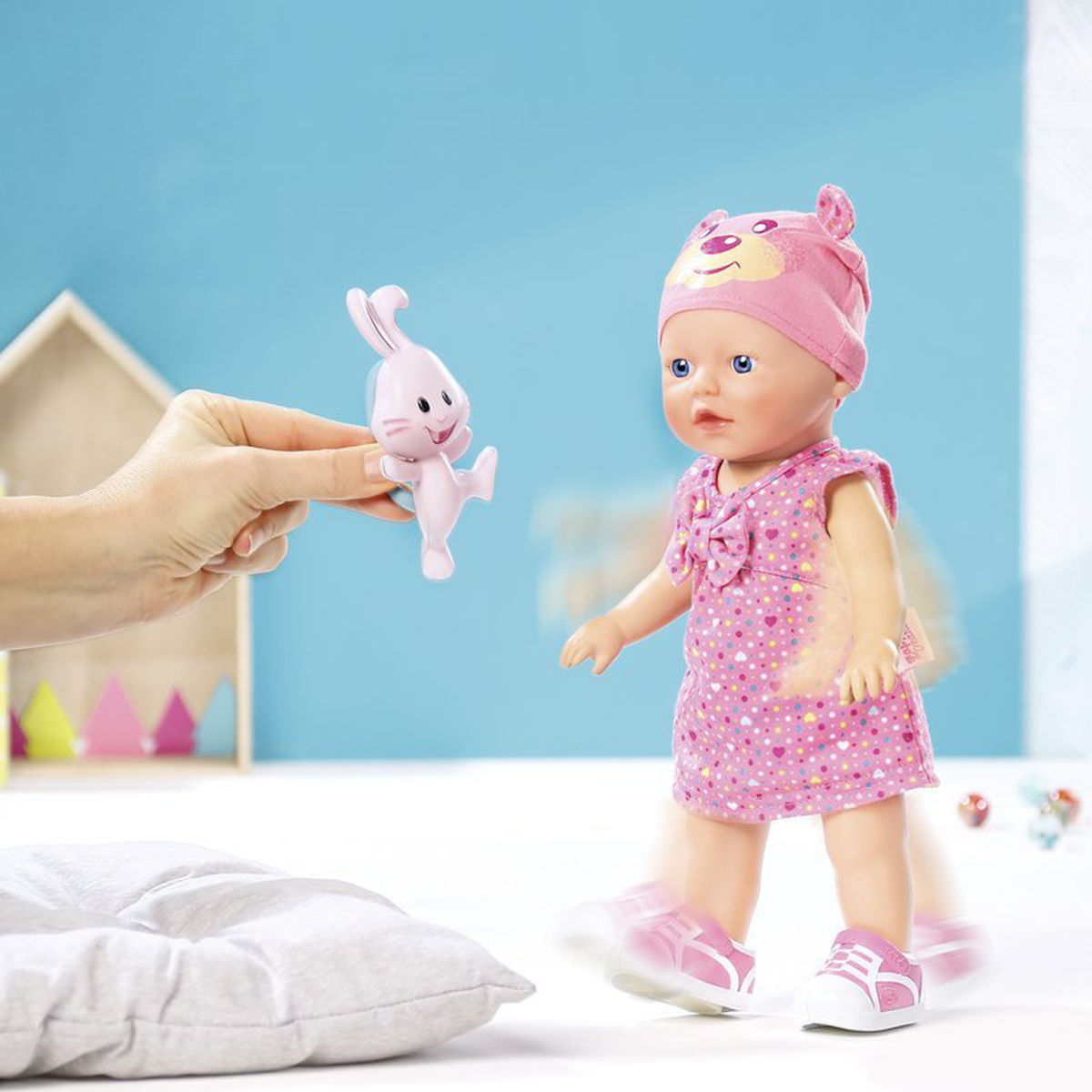 Интерактивная кукла my little baby born учимся ходить