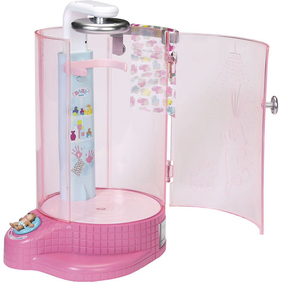 Автоматична душова кабінка для ляльки baby born веселе купання