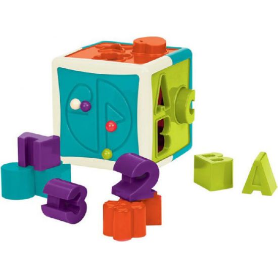 Развивающая игрушка-сортер - умный куб
