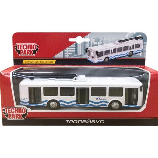 Іграшковий тролейбус Дніпро Технопарк