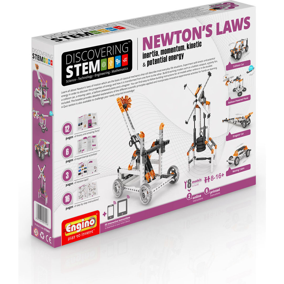 Конструктор stem закони Ньютона: інерція, рушійна сила, енергія
