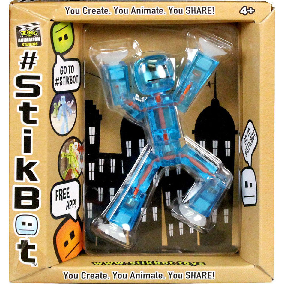 Фигурка для анимационного творчества stikbot s1 (синий)