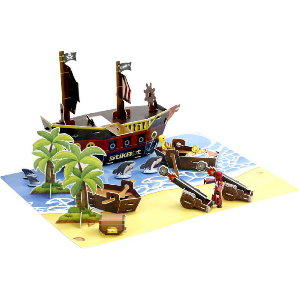 Игровой набор для творчества stikbot s2 остров сокровищ