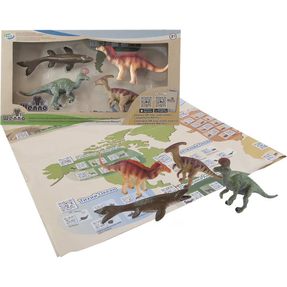 Развивающий игровой набор динозавры мелового периода