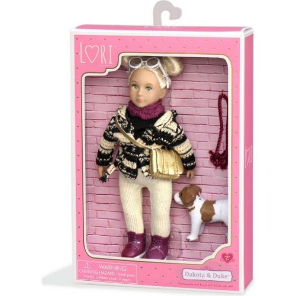 Кукла LORI 15 см с собачкой Джек Рассел LO31017Z
