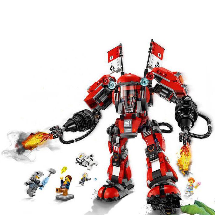 Огненный робот Кая (120 деталей) Аналог Лего Ниндзяго