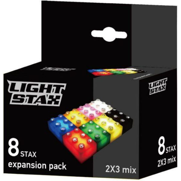 Цеглінкі 3х2 liGHT STAX Junior з LED підсвіткою Expansion 8 кольорів M04030