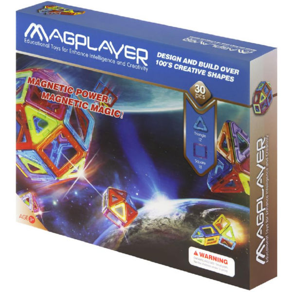 Дитячий конструктор MagPlayer 30 од. (MPB-30)