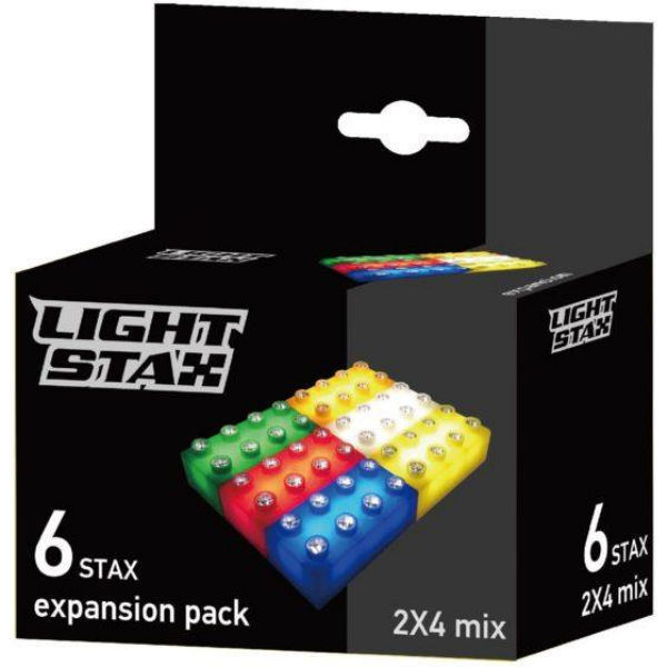 Цеглинки 4х2 LIGHT STAX Junior з LED підсвіткою Expansion 6 кольорів M04040