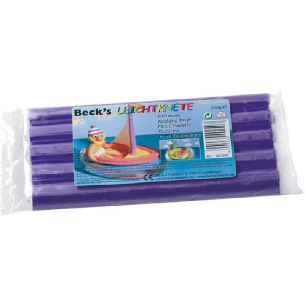 Пластилін плаваючий Becks Plastilin 200г фіолетовий B100437