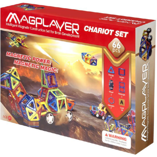 Дитячий конструктор MagPlayer 66 од. (MPA-66)