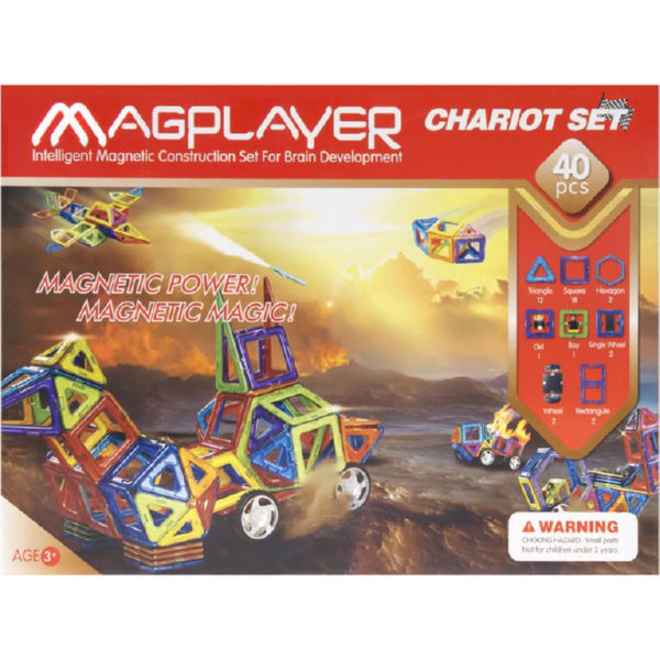 Дитячий конструктор MagPlayer 40 од. (MPB-40)