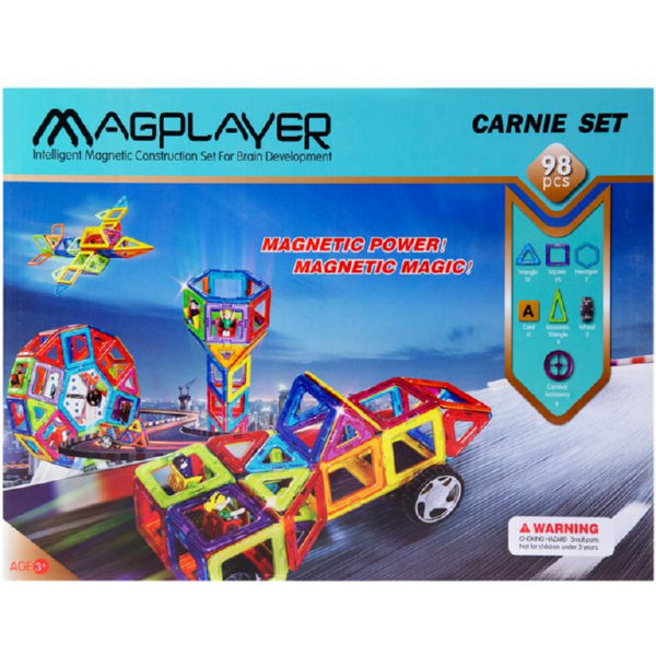 Дитячий конструктор MagPlayer 98 од. (MPA-98)